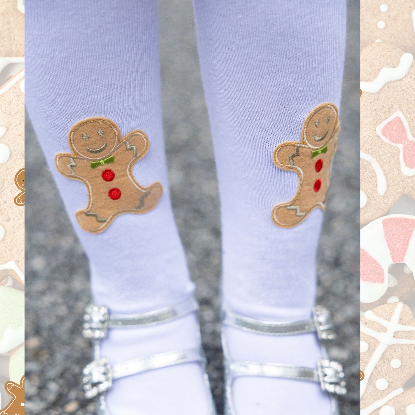Gingerbread knee socks (preorder)