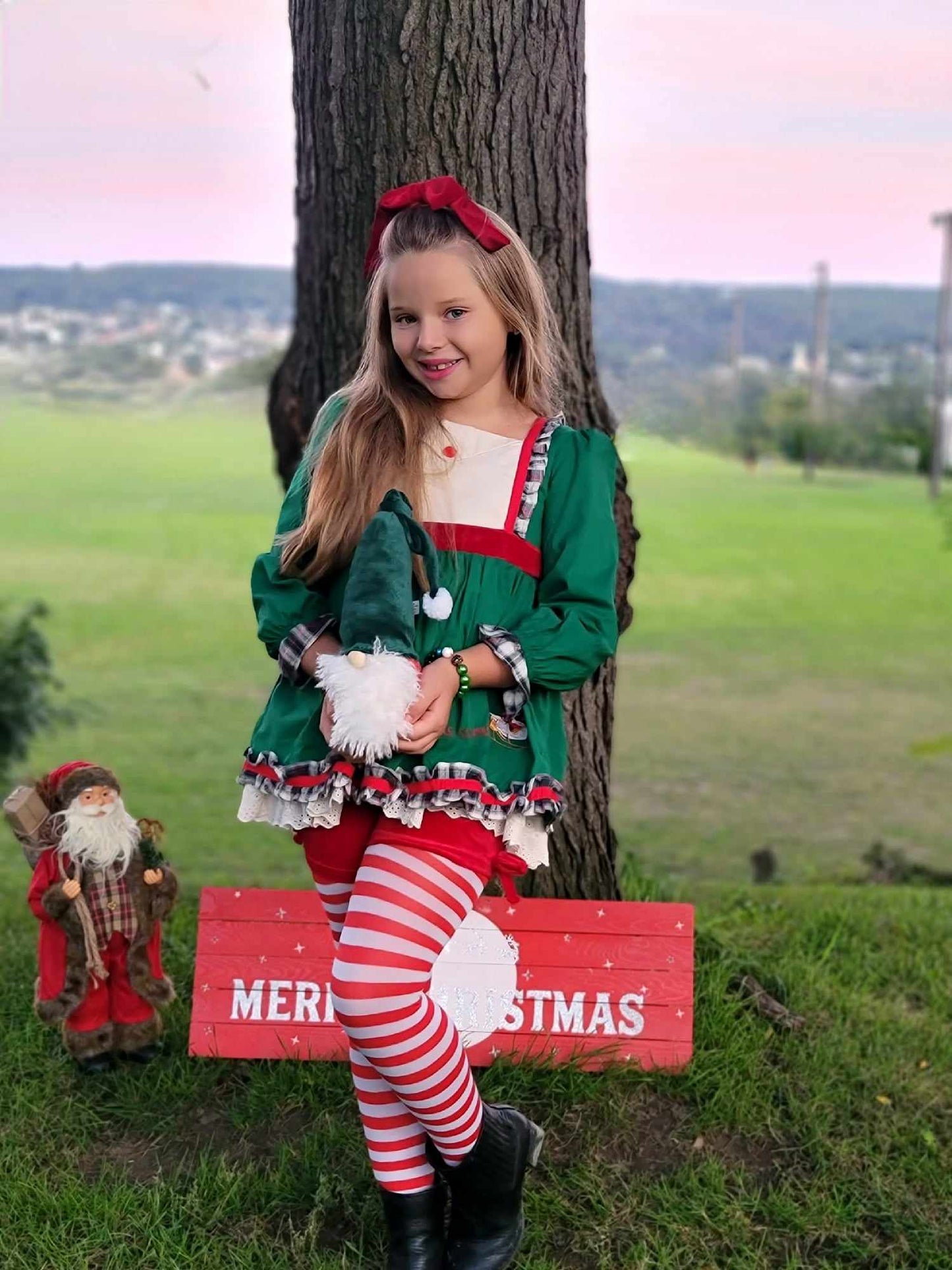 Holiday Stripe Stockings