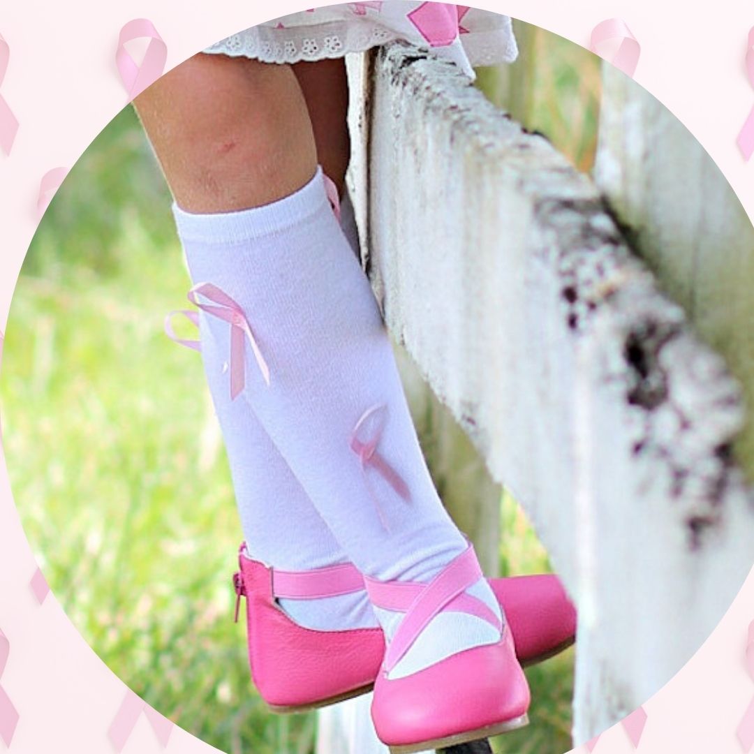 Breast Cancer Ribbon socks (preorder)