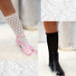 *limited* b&w lace socks
