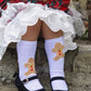 Gingerbread knee socks (preorder)