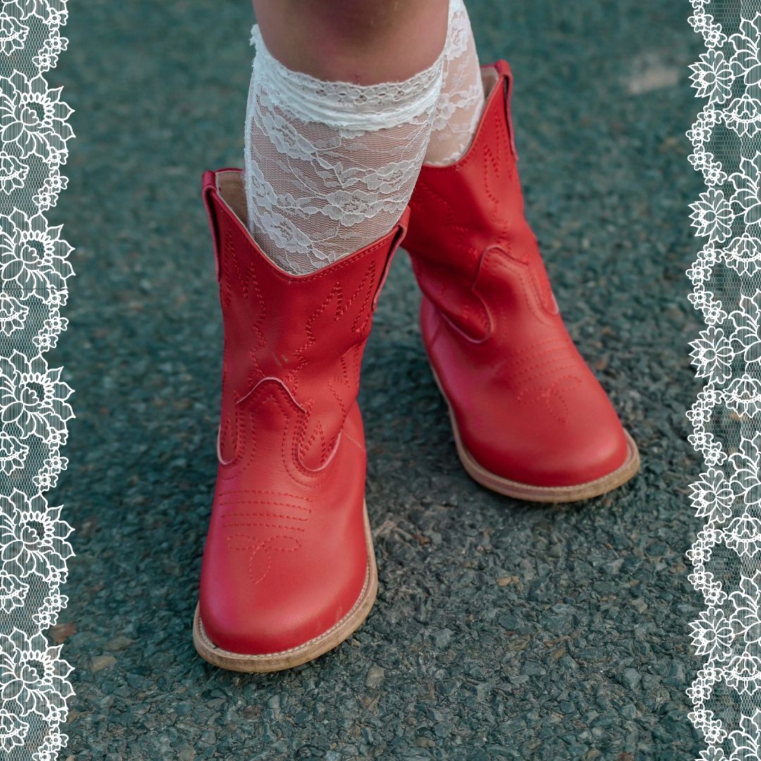 Lace Knee High Socks