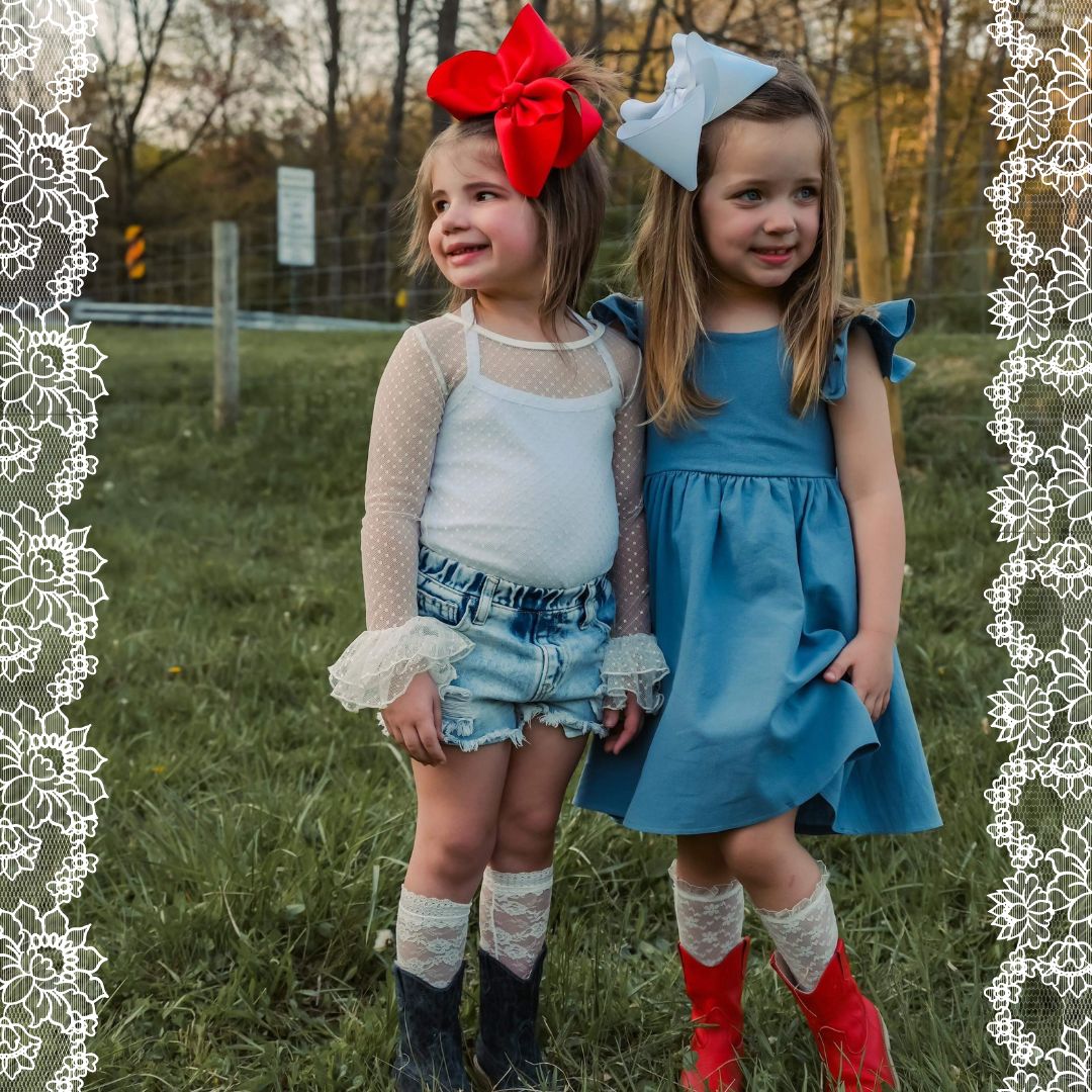 Lace Knee High Socks