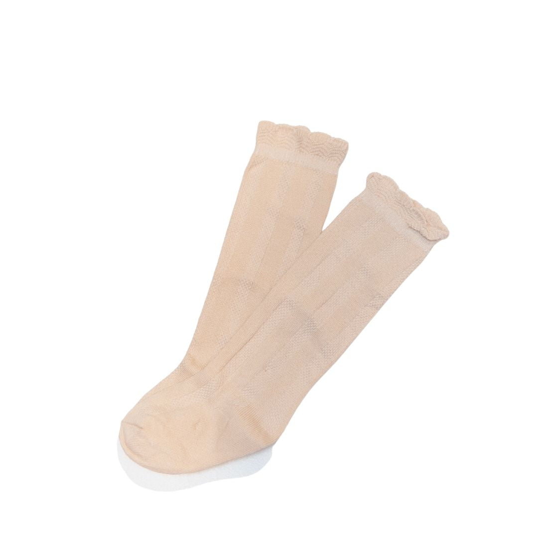 Ivory Knee High Socks