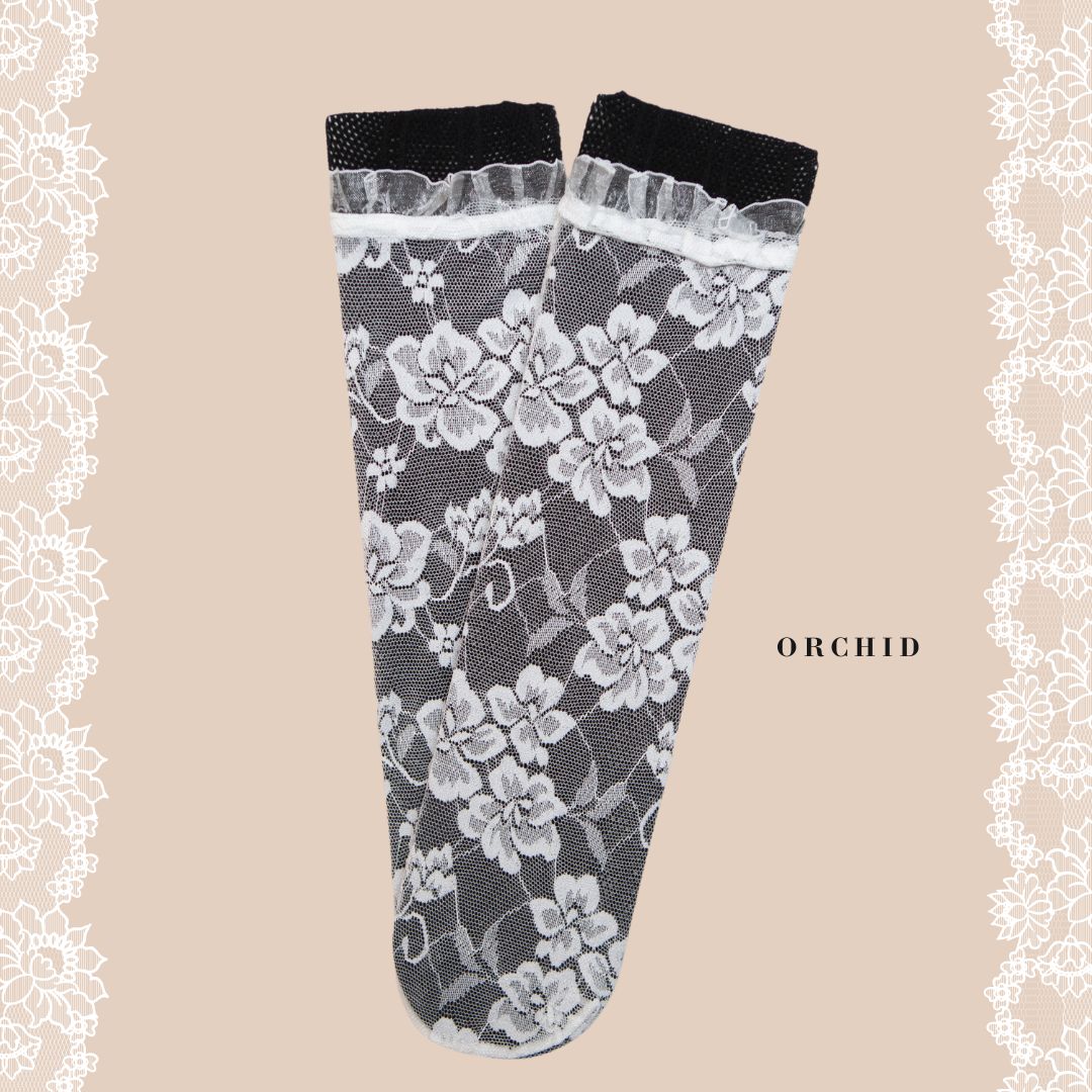Godderr 2 Pairs Kids Toddler Girls Knee High Socks Lace Princess Socks Solid Color Thigh High Socks 3 12 T Thigh High Socks