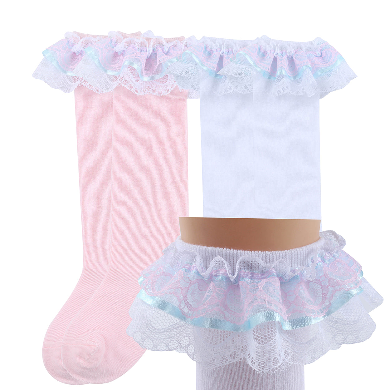 Spring Ruffles(pink or white)